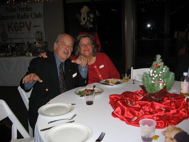 IMG_0832.JPG - Our guest speaker, Bill Scholz W1HIJ, and Emily Scholz KF6SGV