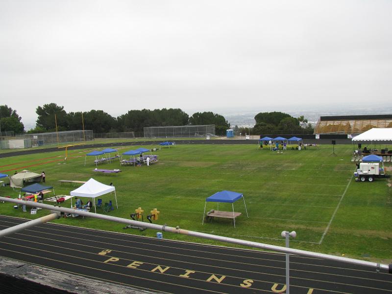 IMG_1479.JPG - Relay for Life sponsed by American Cancer Society setting up on Peninsula field.