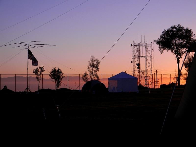 036.JPG - SSB station with County radio towers in background
