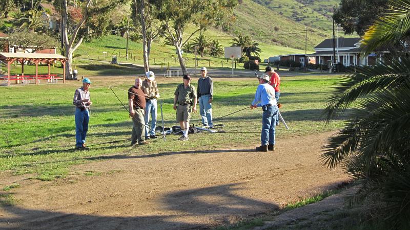 IMG_0075.JPG - Assembling the 20-meter hex-beam antenna, Wednesday afternoon