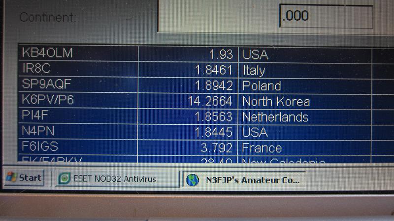 IMG_0157.JPG - It Really Happened:  Posting  K6PV as K6PV/Portable 6 caused a spotting program to incorrectly list our QTH as North Korea