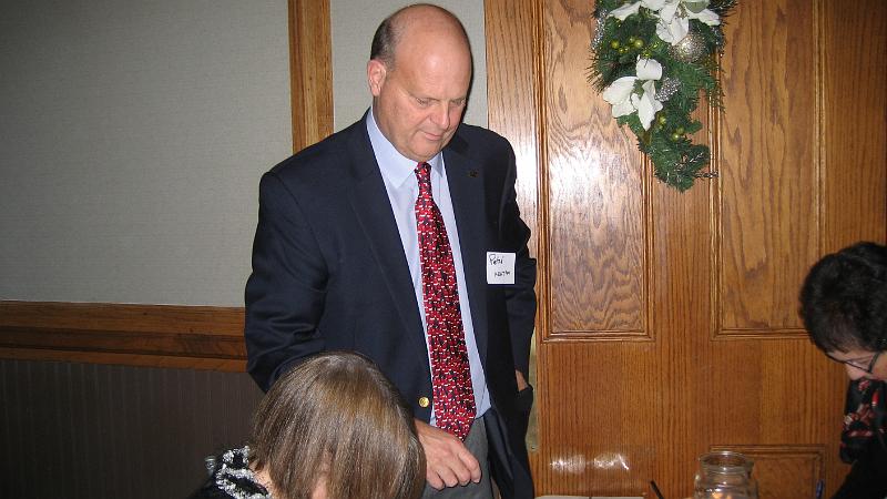 IMG_1831.JPG - Treasurer Peter Landon KE6JPM checking everyone in.