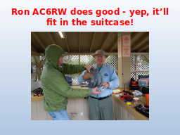 Ron AC6RW does good - yep, it’ll fit in the suitcase!