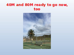 40M and 80M ready to go now, too