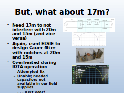 But, what about 17m?
