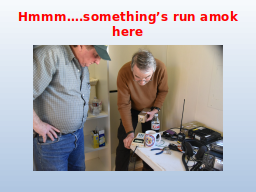 Hmmm….something’s run amok here